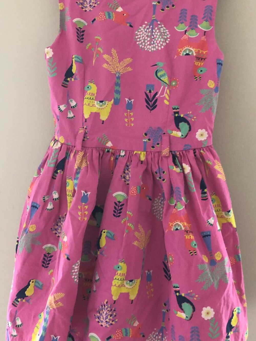 Aphorism Girls Pink Lining Sleeveless Netting Dress Size 6